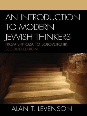 cover image of An Introduction to Modern Jewish Thinkers